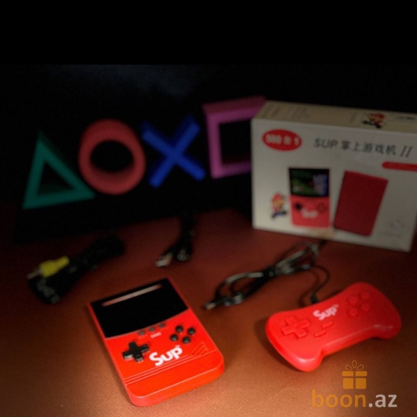 Игровая приставка с встроенными играми 500 в 1/на двоих PSP Sup II (red)